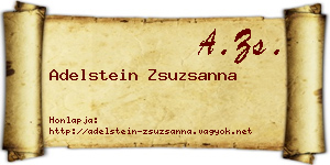 Adelstein Zsuzsanna névjegykártya